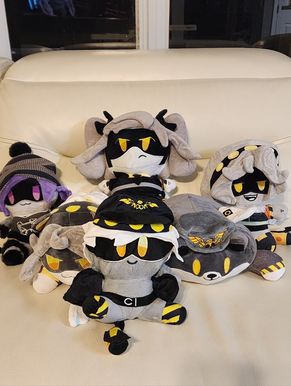 MURDER DRONES Plush Lot Of 6 Toys Cute  Plush Doll UZI Cartoon Animation Drones